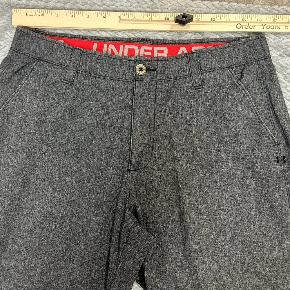 Under Armour Men's 34 x 32 Match Play Performance Pants Golf Athletic Gray
